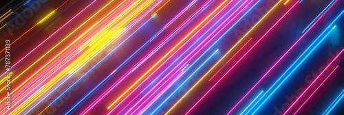 abstract background colorfull  moderen line  glowing. networking