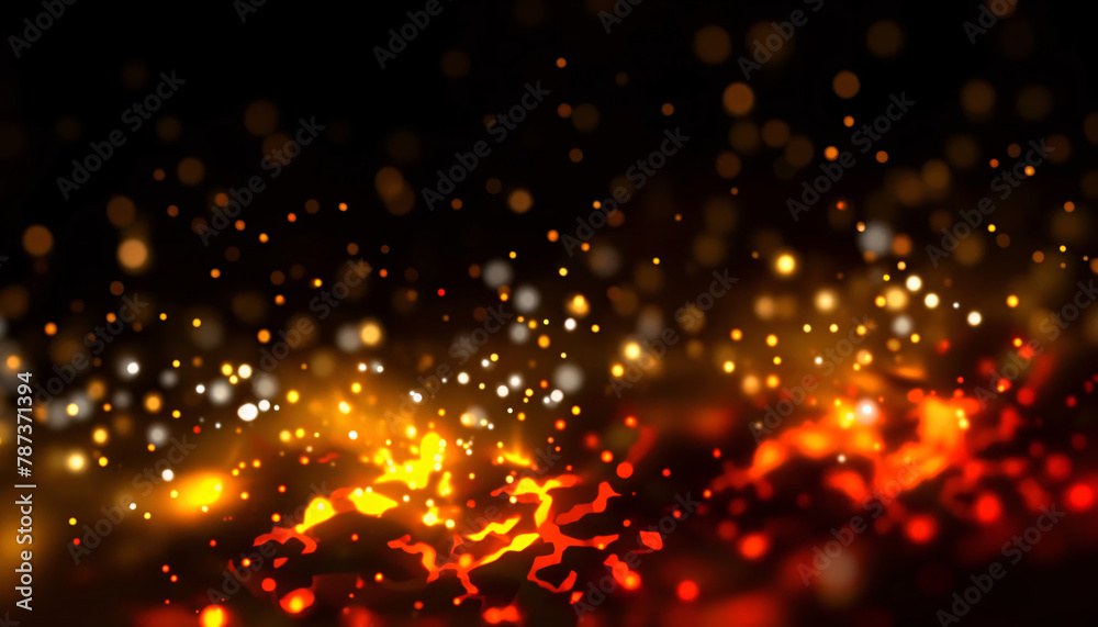 A dynamic background that resembles molten lava with sparkling embers A dynamic background that resembles molten lava with sparkling embers