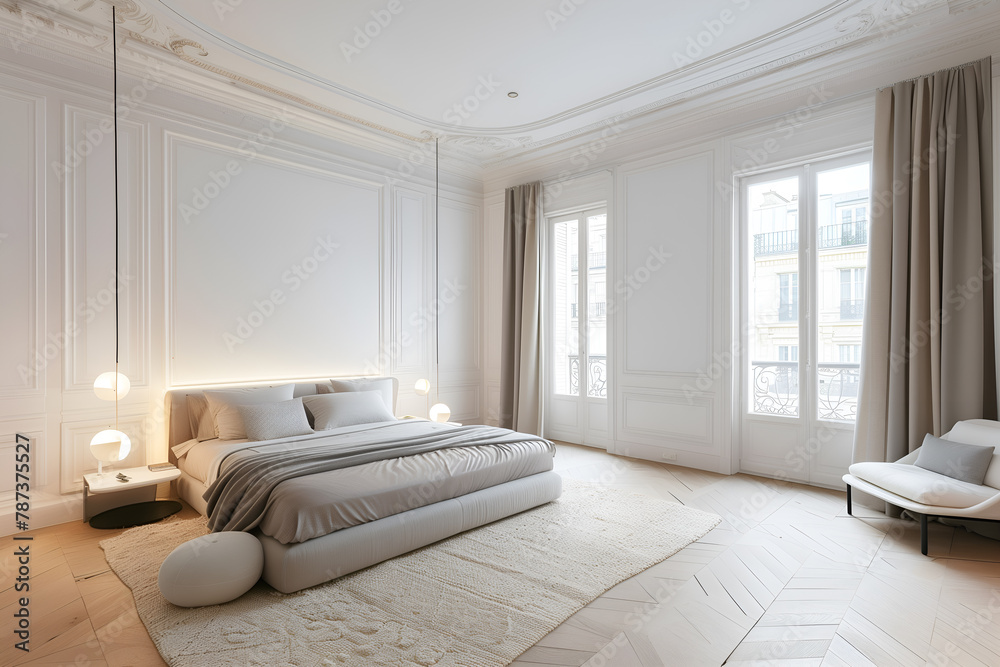 Modern and elegant classic minimalist apartment interior. Interior design concept. Modern and elegant classic minimalist apartment interior. Interior design concept.