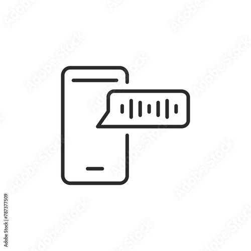 Mobile Messaging icon. Simple Mobile Messaging icon for social media, app, and web design. Vector illustration