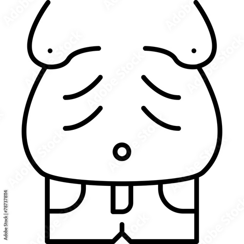 Belly Fat Icon