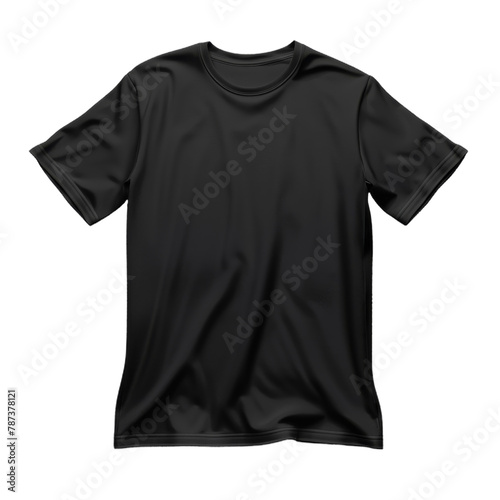black dark tshirt mockup blank © Bilas AI