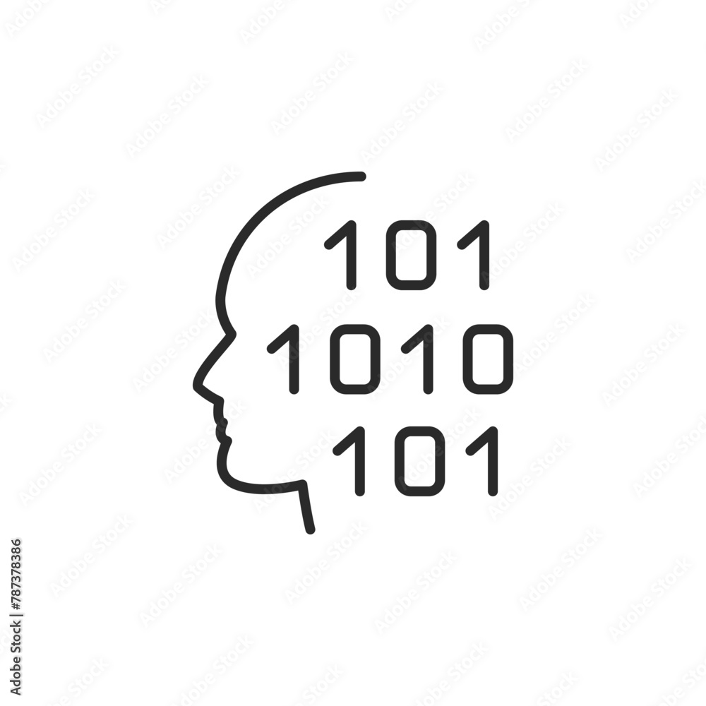 Artificial Intelligence icon. Simple AI concept icon for web design, applications, and presentations. Vector illustration Artificial Intelligence icon. Simple AI concept icon for web design, applications, and presentations. Vector illustration