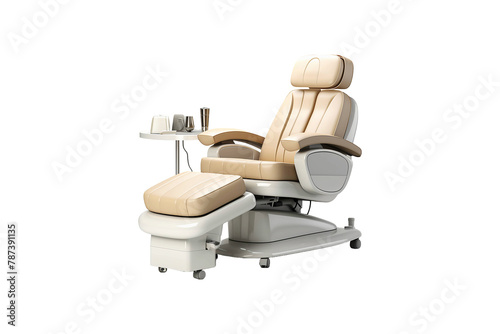 Podiatry Chair on transparent background. photo