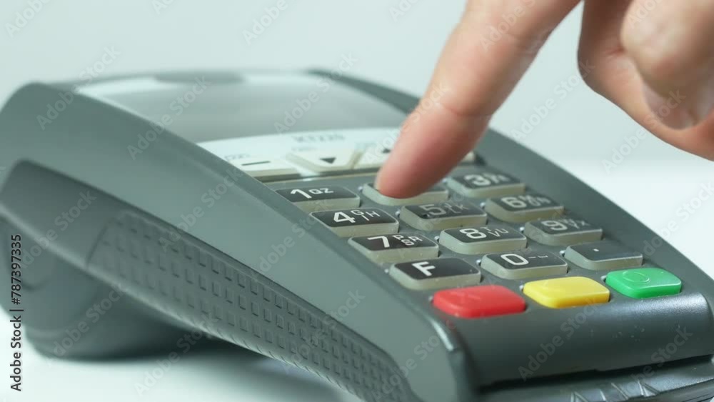 Payment for purchases with a bank card using a terminal. Payment for purchases with a bank card using a terminal.