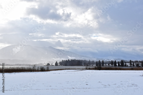 Winterlandschaft am  Staffelsee