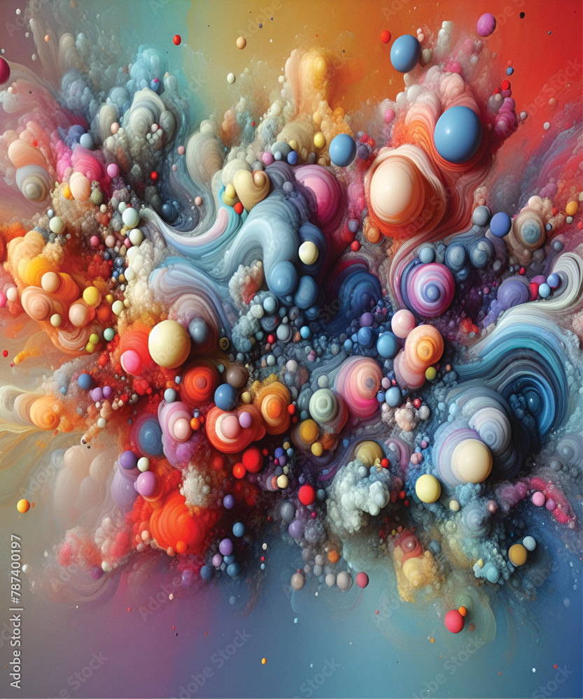 Fluid Organic Bubbles