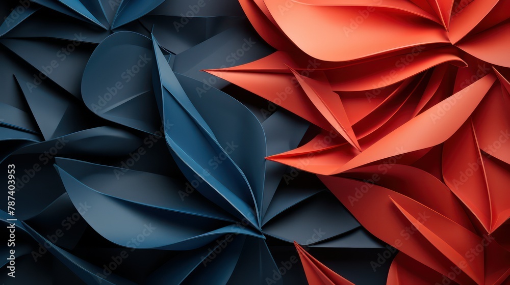 Abstract of origami background. Futuristic shape. Abstract of origami background. Futuristic shape.