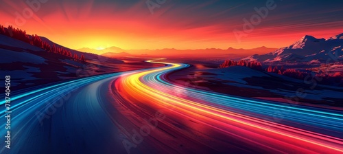 Abstract background elegant style colorful and futuristic illustration