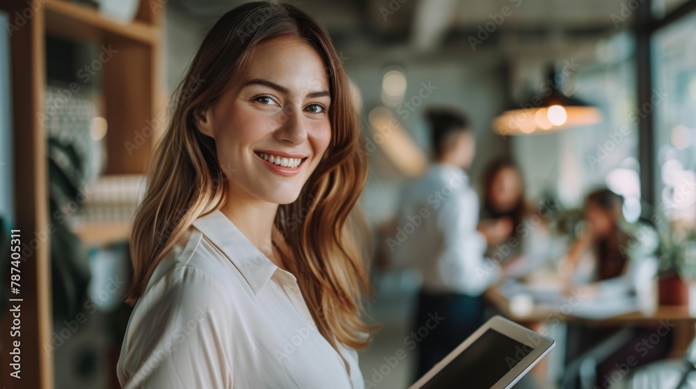 Confident Professional with Tablet Confident Professional with Tablet