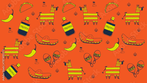 Mexican Party Pattern