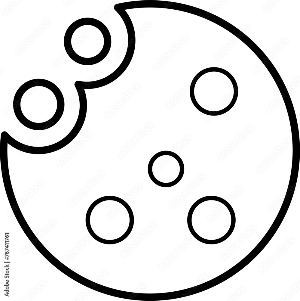 Biscuits Icon Outline Biscuits Icon Outline