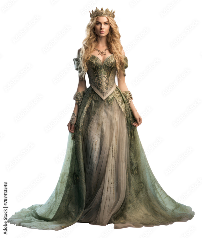 Fototapeta premium PNG Portrait costume fashion fantasy.