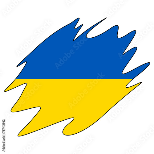 Ukraine Flag Vector