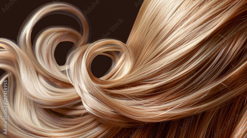 Hairstyle, beauty and hair care, long light brown healthy hair texture background for haircare shampoo, hair extensions and hair salon Hairstyle, beauty and hair care, long light brown healthy hair texture background for haircare shampoo, hair extensions and hair salon