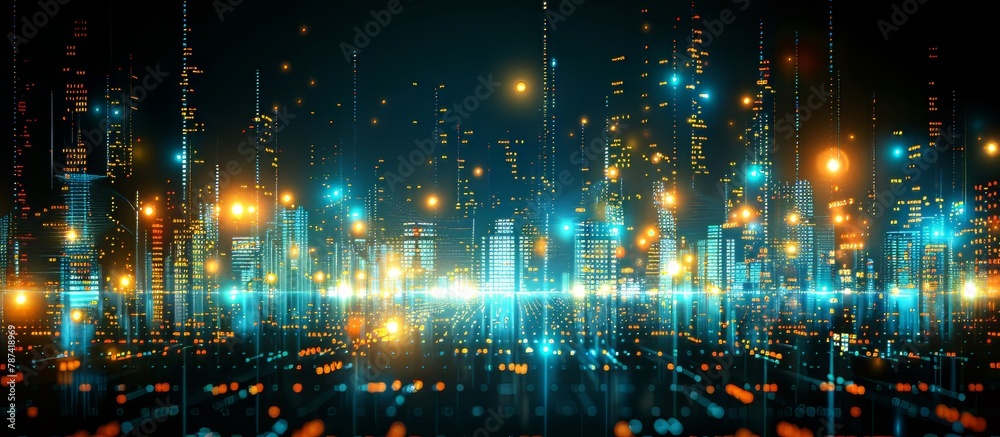 Obraz premium Abstract background elegant style colorful and futuristic illustration