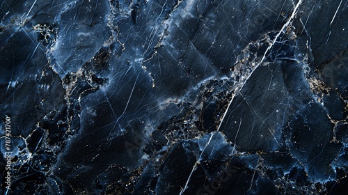Texture of a dark marble surface © fivan