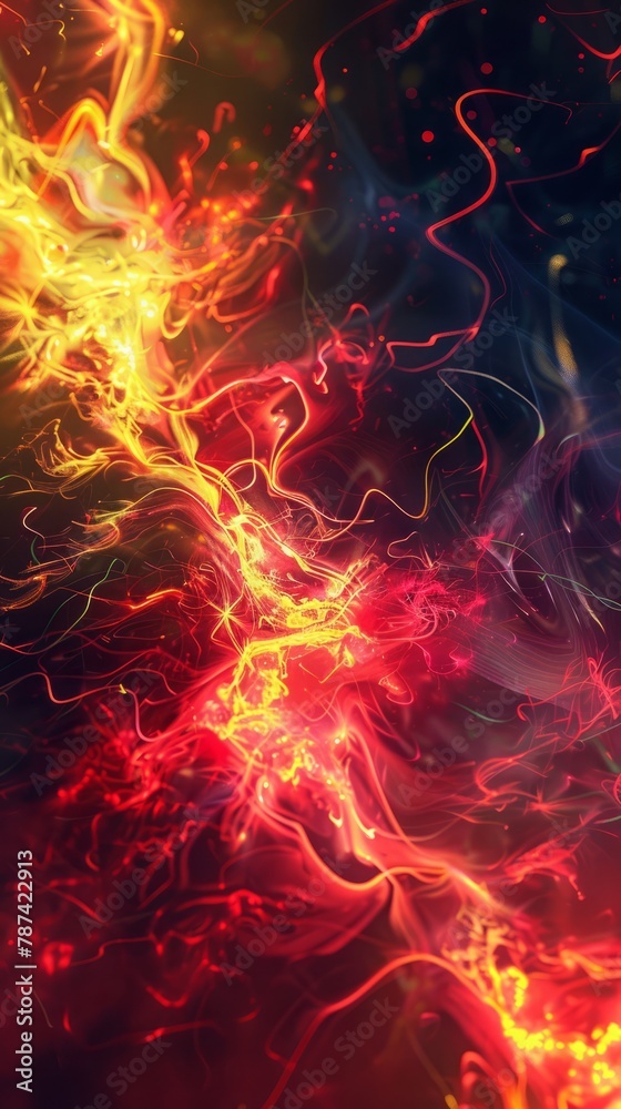 Cosmic energy. Bright neon background. Cosmic energy. Bright neon background.