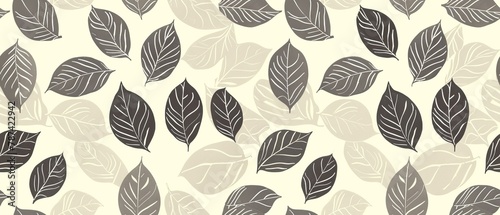 Simplistic leaf pattern