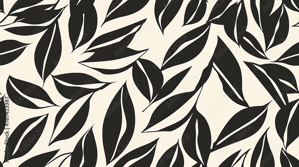 Simplistic leaf pattern Simplistic leaf pattern