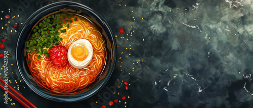 pixel art style texture of a Japanese Cup noodle on the Dark background