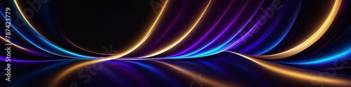 Bright abstract background gradient waves with holographic effect. Background for social media banner  website and for your design  space for text.  
