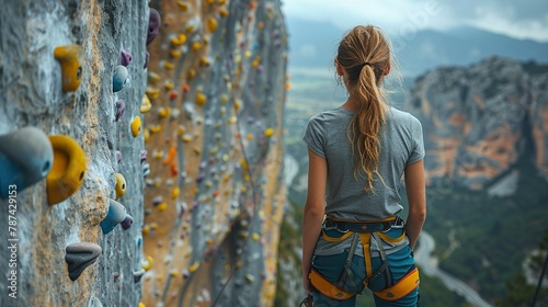 climbing, ascent, summit, peak, rock, wall, route, rope, harness, carabiner, belay, rappel, grip, technique, skill, strength, endurance, agility, flexibility, balance, challenge, adventure, outdoor photo