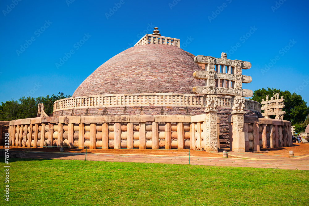The Great Stupa at Sanchi, India