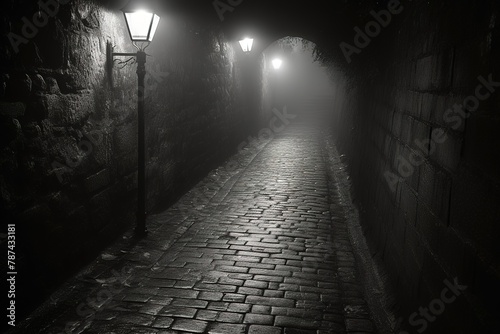 street dark old city light alley architecture urban night road wall sidewalk black