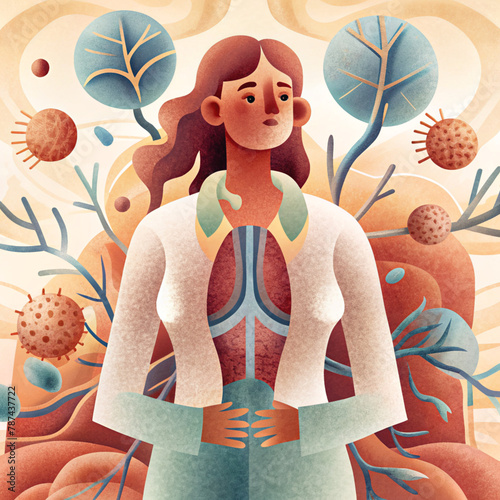 woman, healthcare, mask, virus, patient