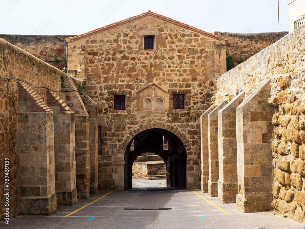 Calles medievales de ciudad Rodrigo, España