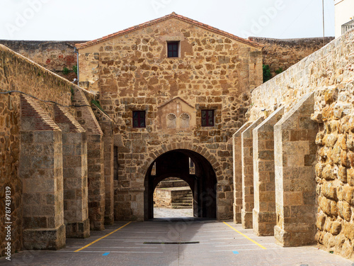 Calles medievales de ciudad Rodrigo, España