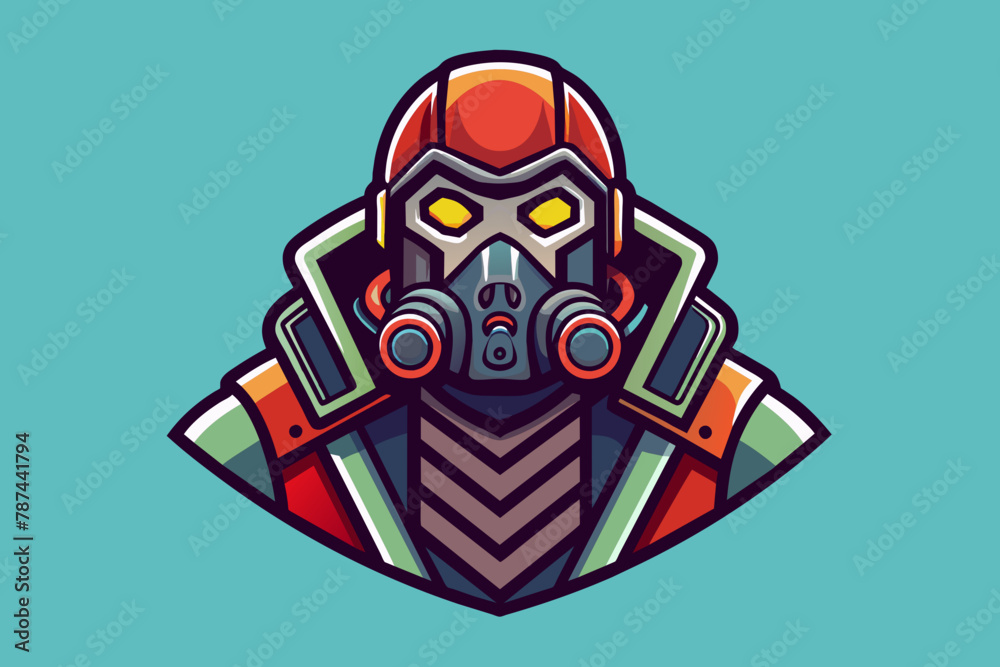 Introducing our DND-style game icon a vector image of a man in a gas mask, perfect for adding a touch of intrigue and mystery to your gaming experience Introducing our DND-style game icon a vector image of a man in a gas mask, perfect for adding a touch of intrigue and mystery to your gaming experience