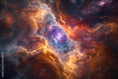 Abstract Dimensions: Where Dreams and Reality Intertwine, Soulful Expressions: Capturing the Essence of the Universe, Ethereal Visions: Unveiling the Mysteries of the Universe © EliteStock