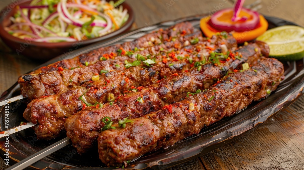 Tasty Tantuni kebab served on a platter