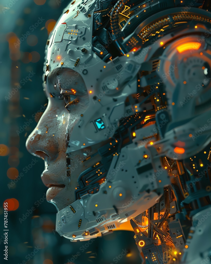 craft-a-3d-rendered-scene-of-a-futuristic-ai-analyzing-dream-fragments