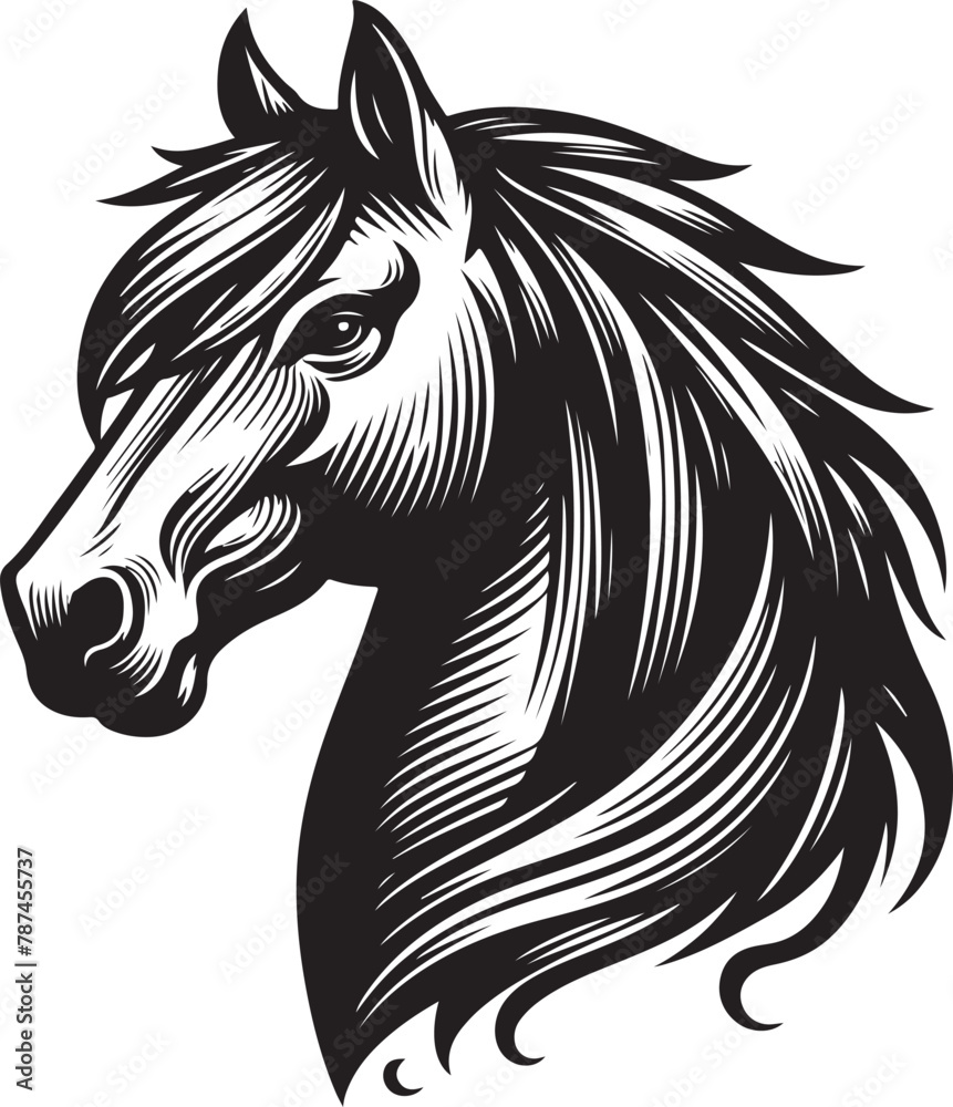 horse illustration