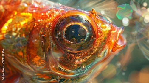 fish eye.
