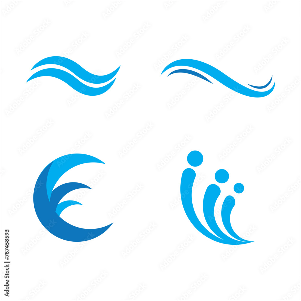 Fototapeta premium wave icon