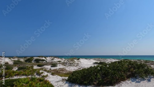 The beautiful Rosemary Beach along highway 30A in Florida USA.
