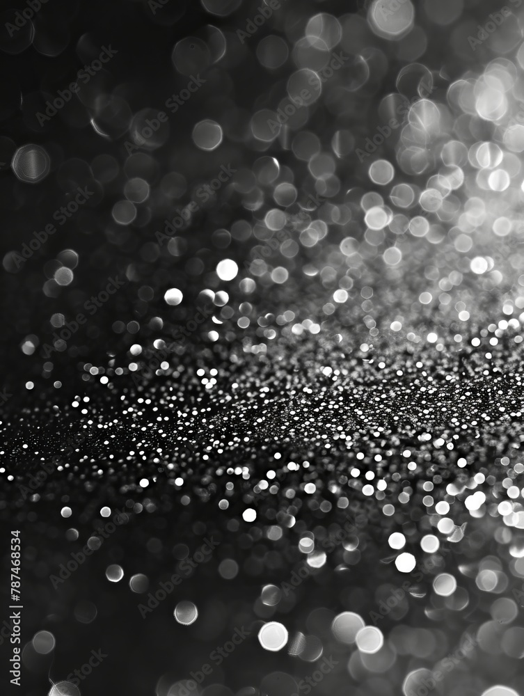 black and white glitter background. black and white glitter background.