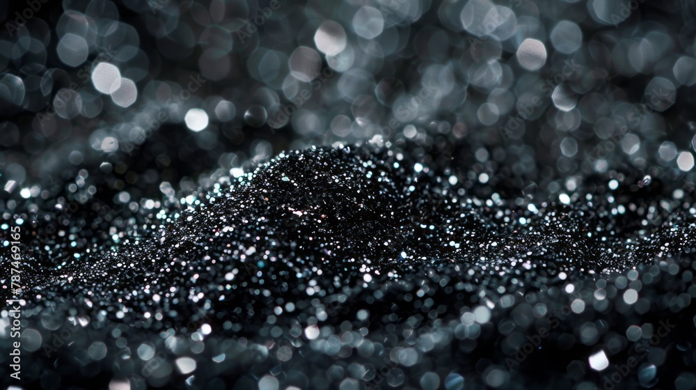 black and white glitter background. black and white glitter background.