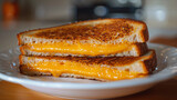 Homemade grilled cheese sandwich