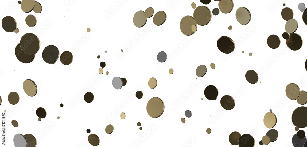 gold Bliss: Exquisite 3D Illustration of Blissful gold Confetti gold Bliss: Exquisite 3D Illustration of Blissful gold Confetti