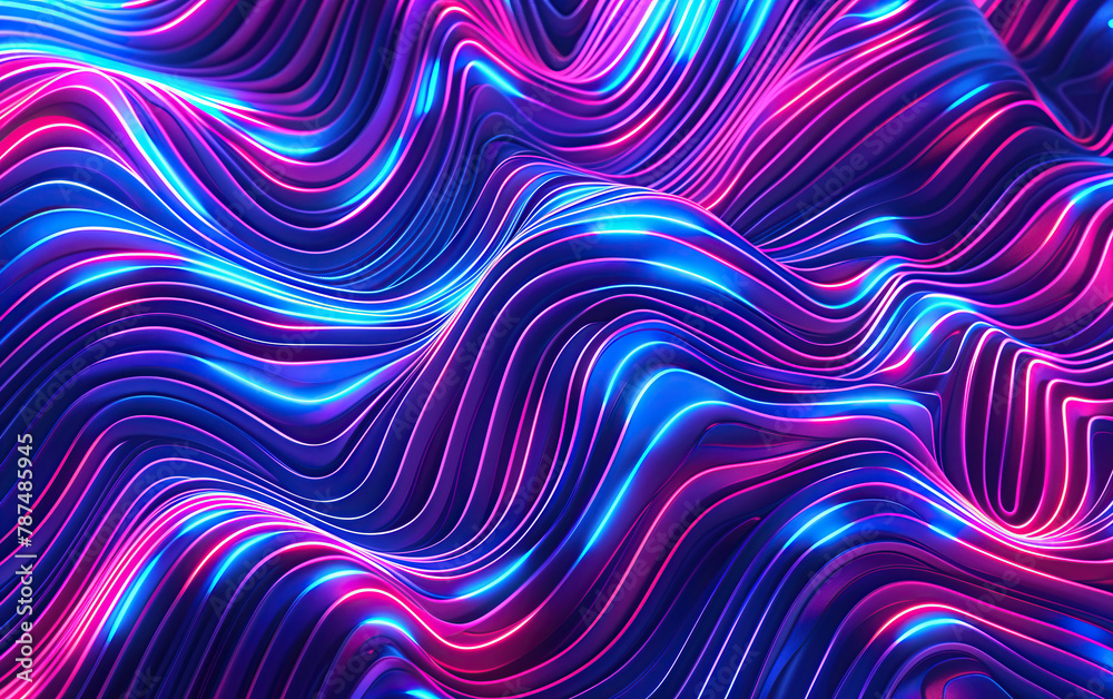 Obraz premium Abstract sythwave background