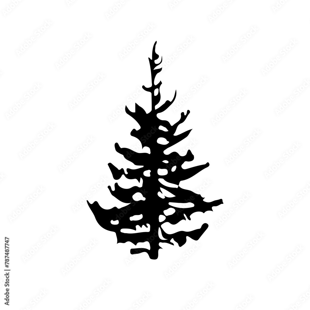 Pine Tree Silhouette Vector Clipart Pine Tree Silhouette Vector Clipart