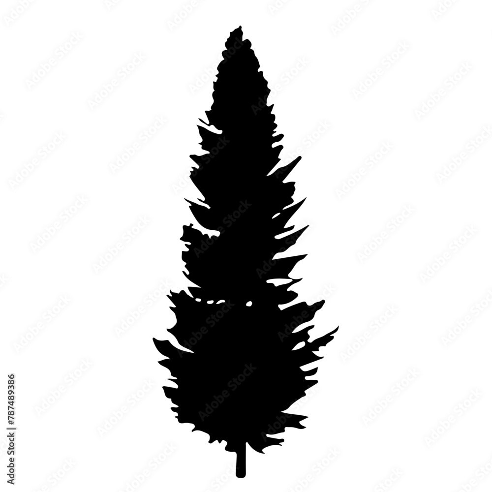 Tree Silhouette Vector Clipart. Tree Silhouette Vector Clipart.