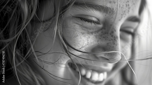 With each chuckle the slight dimples on her deepen highlighting the neverending joy in her heart. . photo