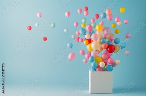 Floating Bunch of Balloons