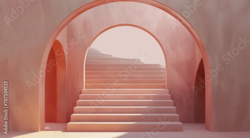 Set of Stairs Leading to Second Floor